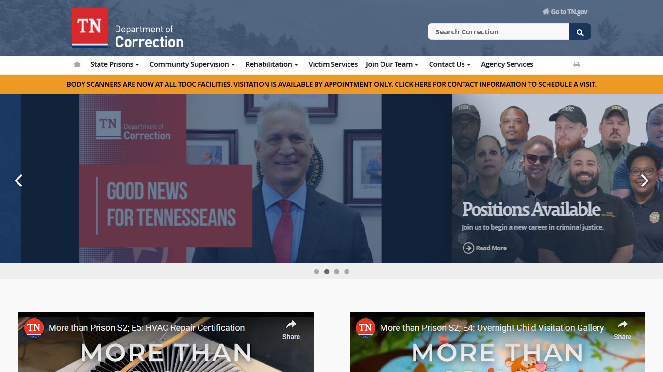 Department of Correction - TN.gov