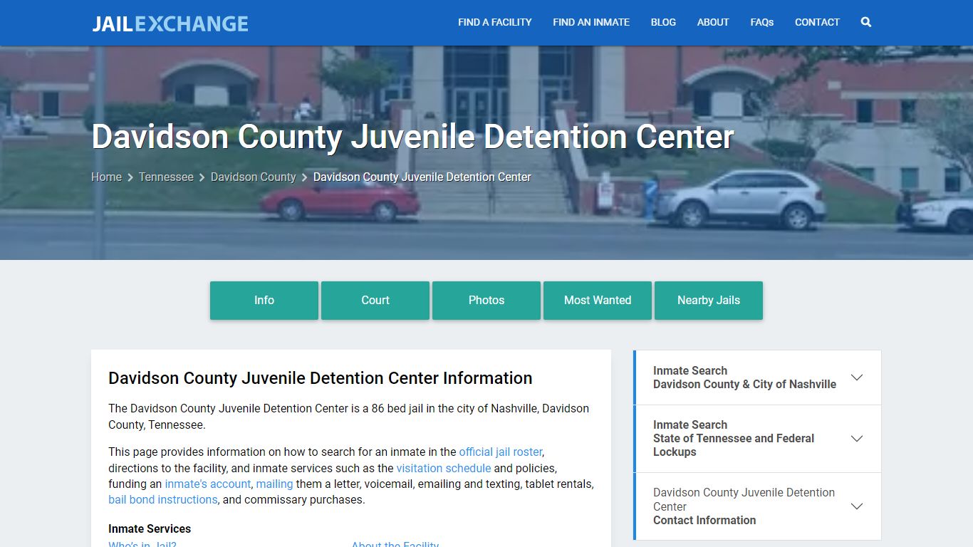Davidson County Juvenile Detention Center - Jail Exchange